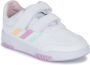 Adidas Sportswear Tensaur sneakers wit lichtblauw lila Jongens Meisjes Imitatieleer 26 - Thumbnail 2