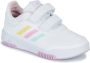 Adidas Sportswear Tensaur sneakers wit lichtblauw lila Imitatieleer 35 1 2 - Thumbnail 2