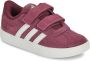 Adidas Sportswear VL Court sneakers donkerrood Suede 19 - Thumbnail 3