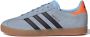 Adidas Originals Gazelle Junior Clear Sky Core Black Solar Orange Clear Sky Core Black Solar Orange - Thumbnail 2