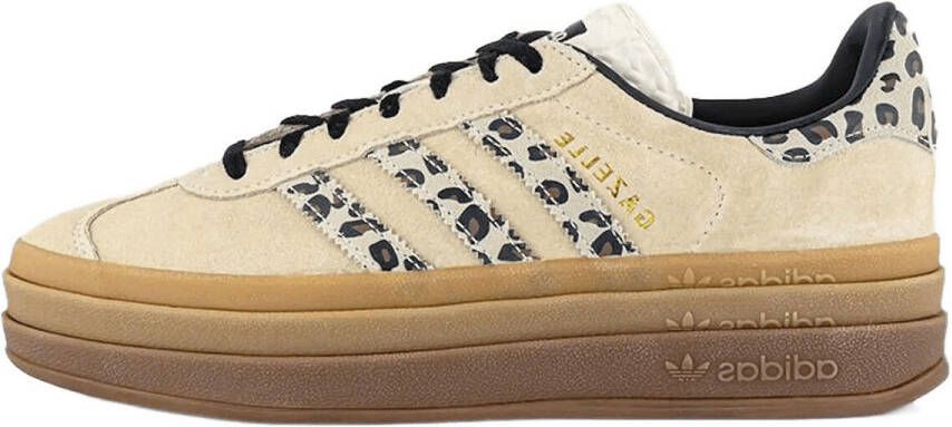 Adidas Sneakers Gazelle Bold Cream Black Leopard