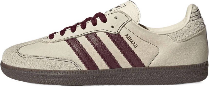 Adidas Sneakers Samba OG Wonder White Maroon