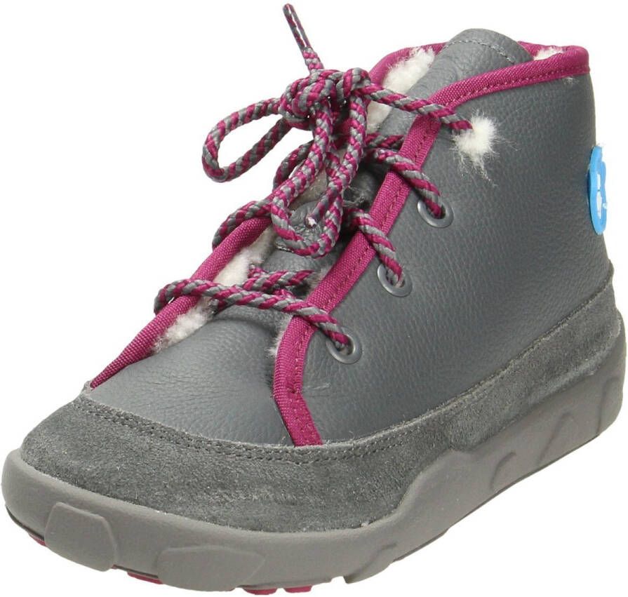 Affenzahn Kid's Leather Easy Winterschoenen grijs