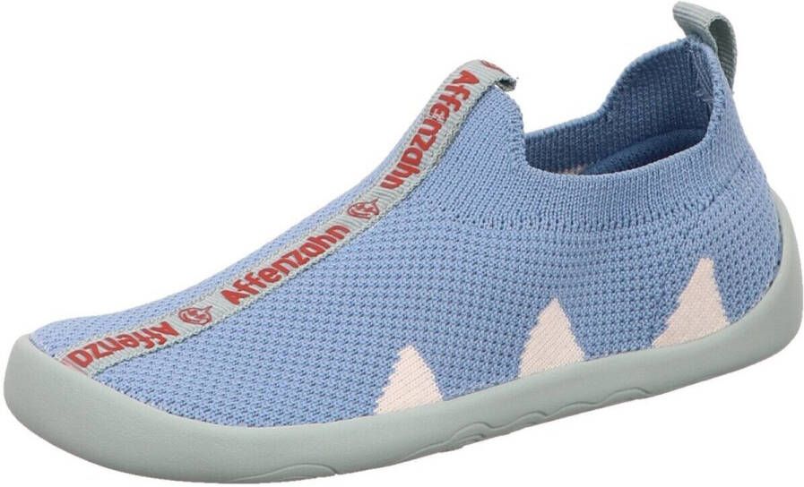 Affenzahn Kid's Pantoffel Knit Flinky Pantoffels blauw