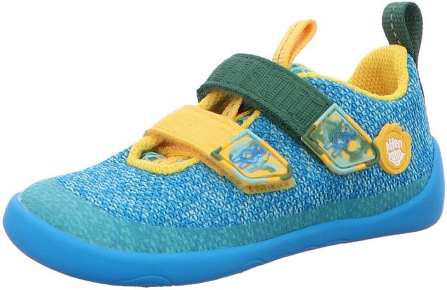 Affenzahn Kid's Knit Happy Barefootschoenen creative bear turquoise