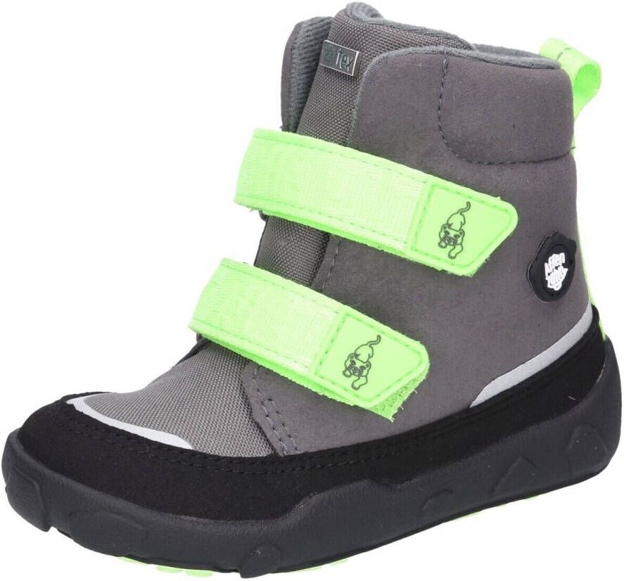 Affenzahn Kid's Mid Boot Chamude Comfy Winterschoenen grijs zwart