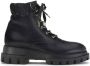 AGL Luxe Vetersluiting Leren Booties Black Dames - Thumbnail 2