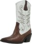 A.s.98 Western Style Cowboy Boots Brown Dames - Thumbnail 3