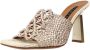 Albano Heeled Mules Beige Dames - Thumbnail 3