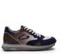 Alberto Guardiani Suede en Nylon Sneaker Grijs Groen Blauw Mannen Multicolor Heren - Thumbnail 2