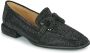 Alma en Pena Glitter Moccasin met Square Toe Black Dames - Thumbnail 2