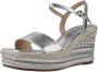 Alma en Pena Rhinestone Wedge Sandaal met Gevlochten Detail Gray Dames - Thumbnail 2