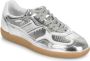 ALOHAS Tb.490 Rife Shimmer Zilver Crème Leren Sneakers Gray Dames - Thumbnail 2