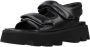 Alpe Flat Sandals Black Dames - Thumbnail 3