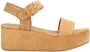 Alpe Casual Camel Suède Dames Sandalen Brown Dames - Thumbnail 2