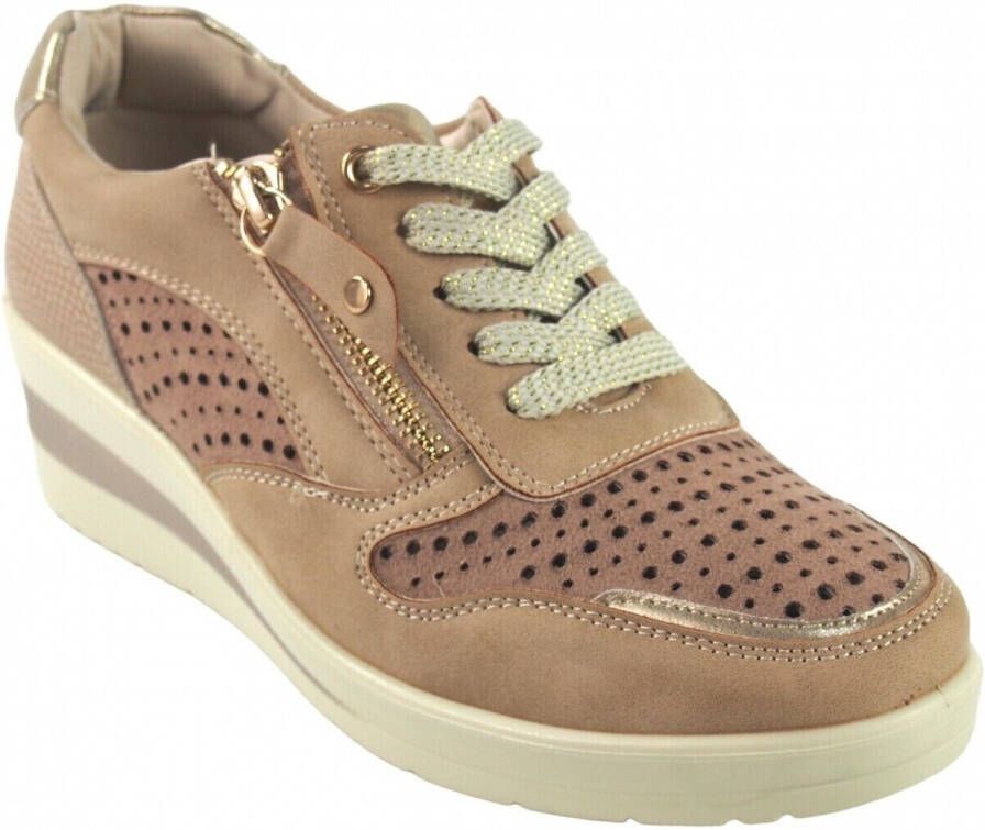 Amarpies Sportschoenen Zapato señora 26305 amd taupe