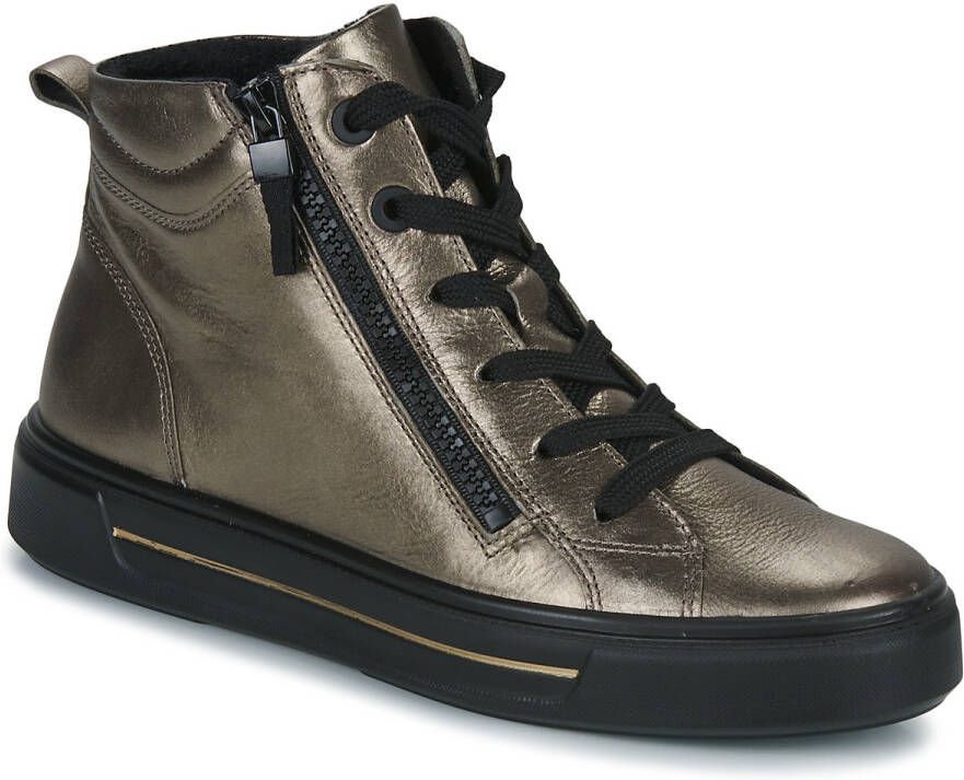 Ara Hoge veterschoenen COURTYARD in een metallic look