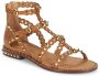 Ash Platte Sandalen Pixel Sandaal Brown Dames - Thumbnail 2