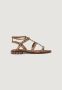 Ash Studded Bruine Leren Sandalen Brown Dames - Thumbnail 2