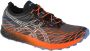 ASICS Fujispeed Heren Sportschoenen Hardlopen Trail zwart oranje - Thumbnail 4