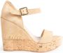 Baldinini Gespband Sleehak Sandalen Beige Dames - Thumbnail 2