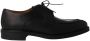 Berwick Zakelijke Schoenen Zwart Leren Blucher Stijl Black Heren - Thumbnail 2