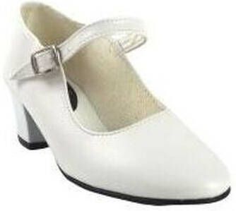 Bienve Sportschoenen Zapato flamenca-correa blanco