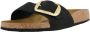 BIRKENSTOCK Slippers Dames Madrid Big Buckle Maat: 37 Materiaal: Nubuck Kleur: Zwart - Thumbnail 3