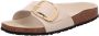 Birkenstock Madrid Big Buckle slides Beige Dames - Thumbnail 2