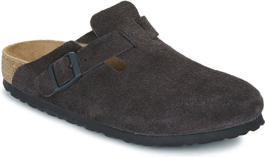 Birkenstock Klompen Boston LEVE Velvet Grey