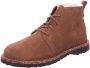 Birkenstock Uppsala Mid Shearling gevoerde suède veterboots cognac - Thumbnail 18