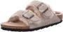 Birkenstock Arizona Shearling Slippers Stone Coin Narrow fit | Grijs | Suède - Thumbnail 192