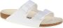 Birkenstock Arizona Slippers Triple White Narrow fit | Wit | Imitatieleer - Thumbnail 4