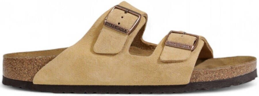 Birkenstock Pantoffels Arizona suede leren sandalen