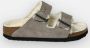 Birkenstock Arizona Shearling Slippers Stone Coin Narrow fit | Grijs | Suède - Thumbnail 8