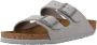 Birkenstock Lichtgrijze Twee-band Sandaal Stijlvolle Toevoeging Gray - Thumbnail 4