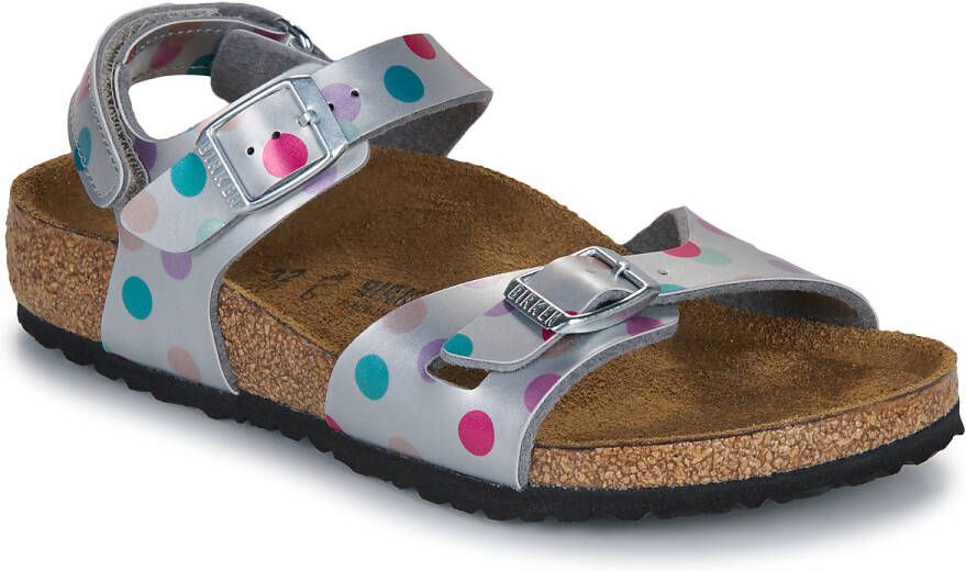 Birkenstock Sandalen Rio AS Kids BF Elec. Metallic SilverDots