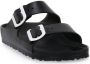 Birkenstock Arizona Eva Black Black White Buckle Slides 1025846 - Thumbnail 1