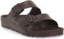 Birkenstock Chocoladebruine Dubbele Band Sandalen Brown Unisex - Thumbnail 4