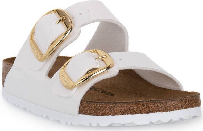 Birkenstock Slippers ARIZONA WHITE PATENT BIG BUCK CAL S