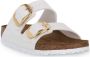 Birkenstock Slippers ARIZONA WHITE PATENT BIG BUCK CAL S - Thumbnail 1