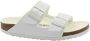 Birkenstock Arizona Slippers Triple White Narrow fit | Wit | Imitatieleer - Thumbnail 125