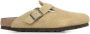 Birkenstock Gestoffeerde Suède Mules Beige Dames - Thumbnail 3