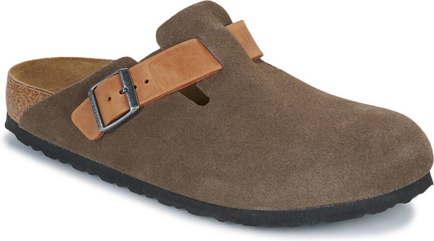 Birkenstock Slippers Boston LEVE LEOI Concrete Gray