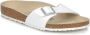 Birkenstock Madrid Slippers White Regular fit | Wit | Imitatieleer - Thumbnail 3