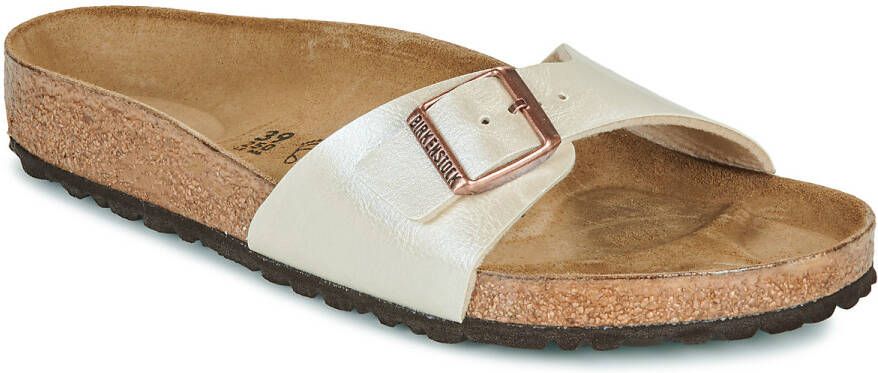 Birkenstock Madrid Dames Slippers Graceful Pearl White