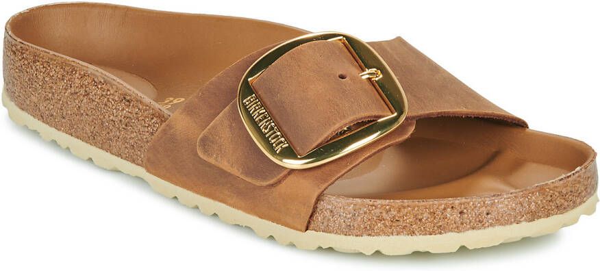 Birkenstock Madrid Big Buckle bruin vetleer regular sandalen dames (1006524)