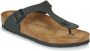 BIRKENSTOCK Teenslippers Gizeh Maat: 41 Materiaal: Leatherlook Kleur: Zwart - Thumbnail 11