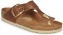 Birkenstock Gizeh Big Buckle Nl Womens Cognac Schoenmaat 35 Slides 1018745 - Thumbnail 4