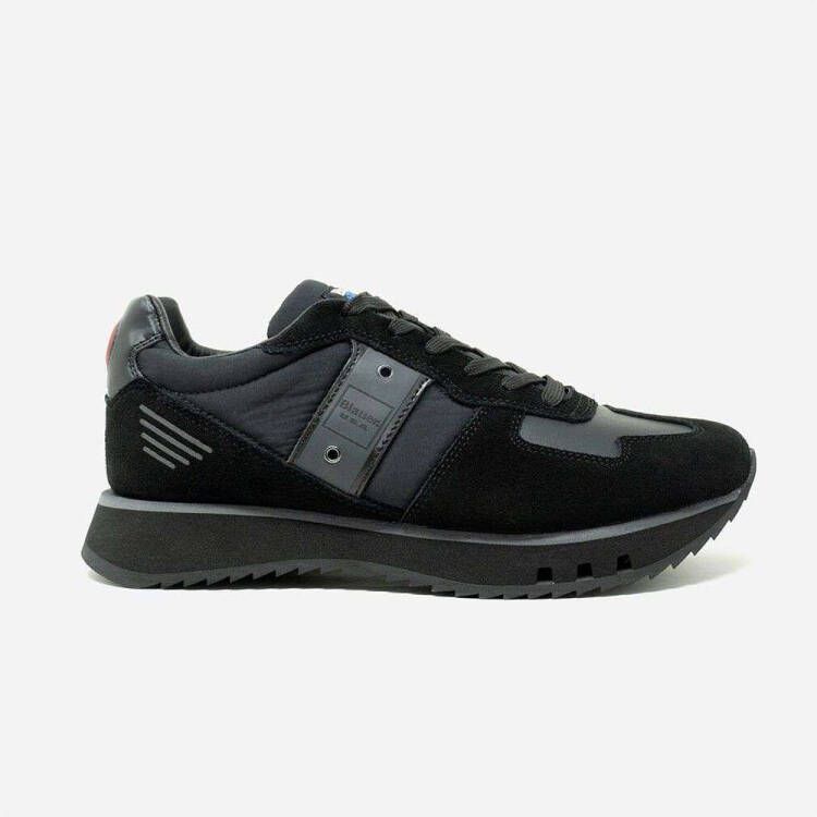 Blauer Lage Sneakers